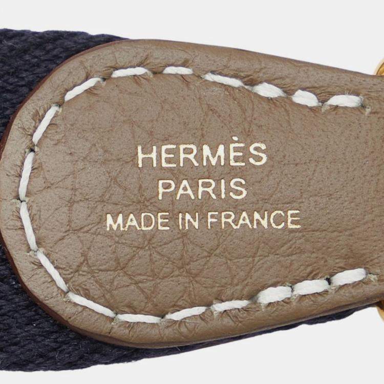 Pre Owned Hermes Evelyn TPM  Etoupe Brown Togo Shoulder Bag