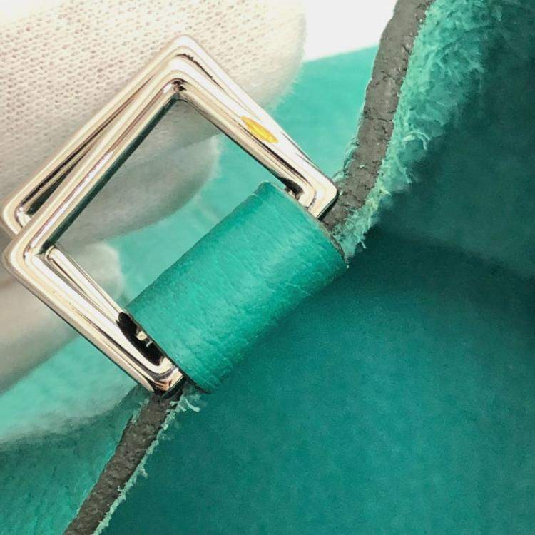 Pre Owned Hermes Picotin Lock Eclat Mm 22 Handbag In Taurillon Clemence Leather Vert Veron Green