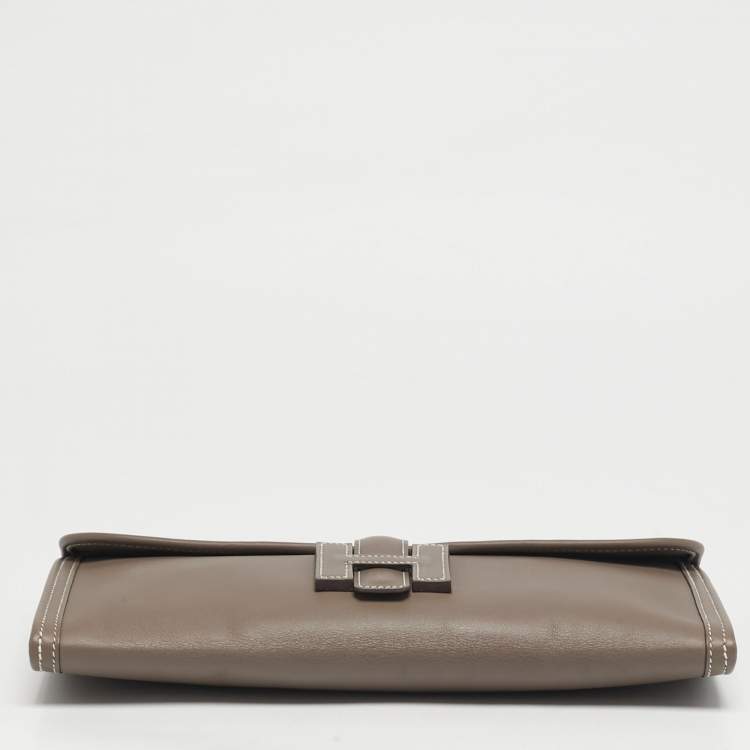 مملوكة مسبقًا حقيبة كلاتش هيرمس إلان 29 جيجي جلد سويفت إيتوب