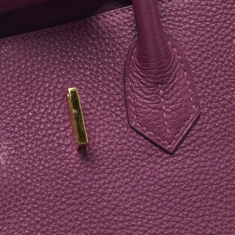 Pre Owned حقيبة هيرمس بيركين 30 جلد توغو انيمور إكسسوار مطلي ذهبي