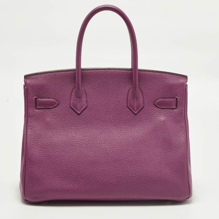 Pre Owned حقيبة هيرمس بيركين 30 جلد توغو انيمور إكسسوار مطلي ذهبي