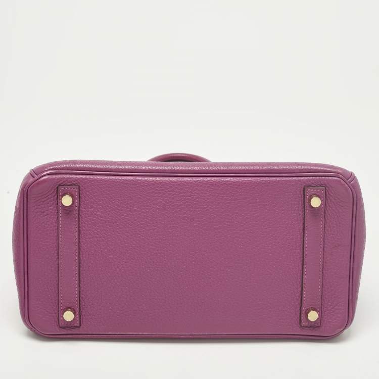 Pre Owned حقيبة هيرمس بيركين 30 جلد توغو انيمور إكسسوار مطلي ذهبي