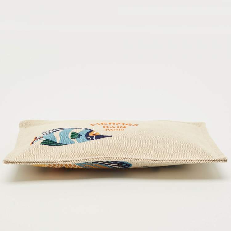 Pre Owned Hermes Corail Canvas Traffic Jam Case