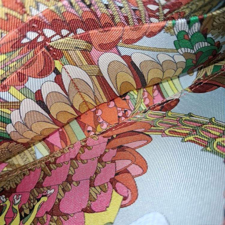 Pre Owned Hermes Blue Leather Silky Long Wallet