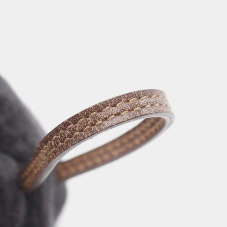 Pre Owned Hermes Onimetou Brown Box Calf Leather Shoulder Bag