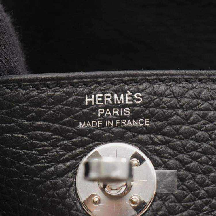 Pre Owned Hermes Lindy Mini Taurillon Clemence Leather Shoulder Bag