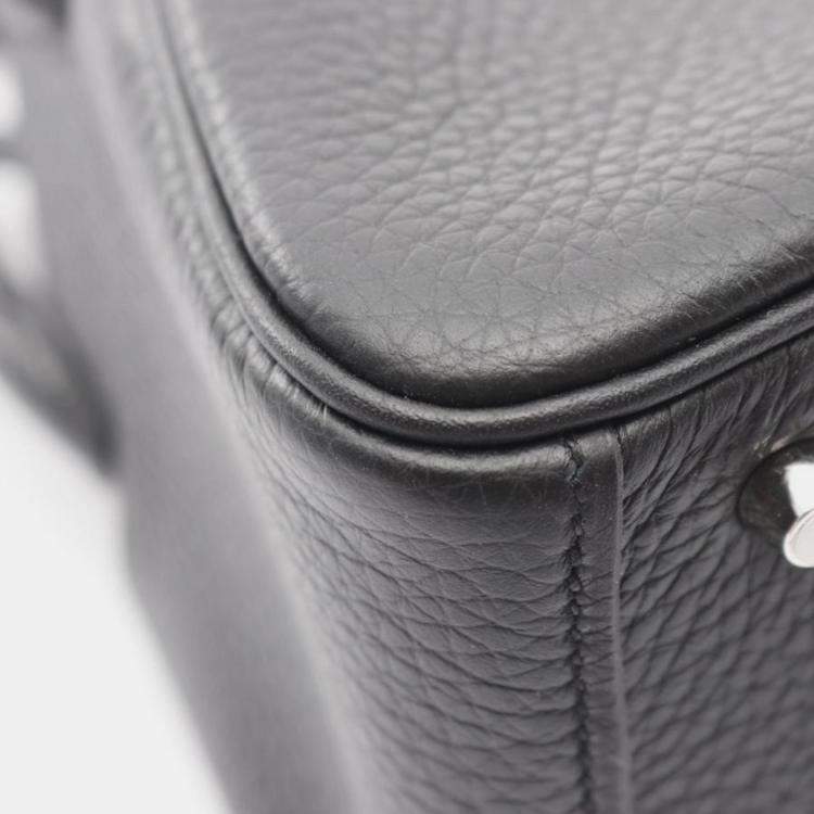 Pre Owned Hermes Lindy Mini Taurillon Clemence Leather Shoulder Bag