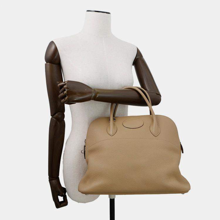 Pre Owned Hermes Bolide Poussiere Taurillon Clemence Size 35