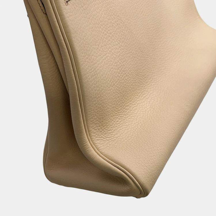 Pre Owned Hermes Kelly Retourne Parchement Togo Leather Size 35