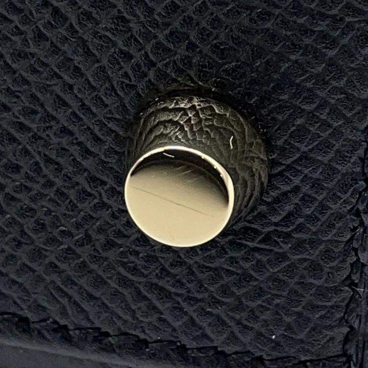 Pre Owned Hermes Kelly Sellier Black Epsom Size 28