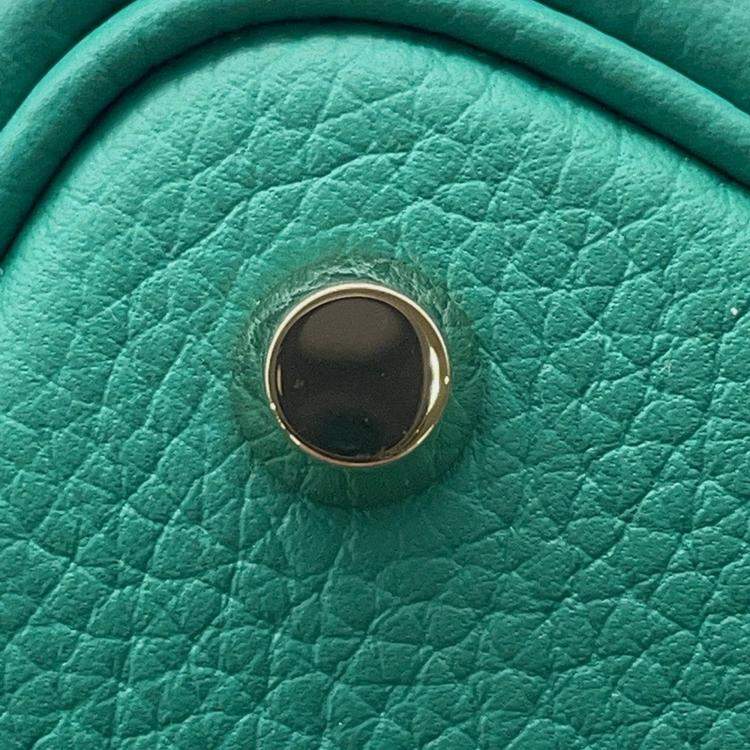 Pre Owned Hermes Picotin Lock Vert Jade Taurillon Maurice PM