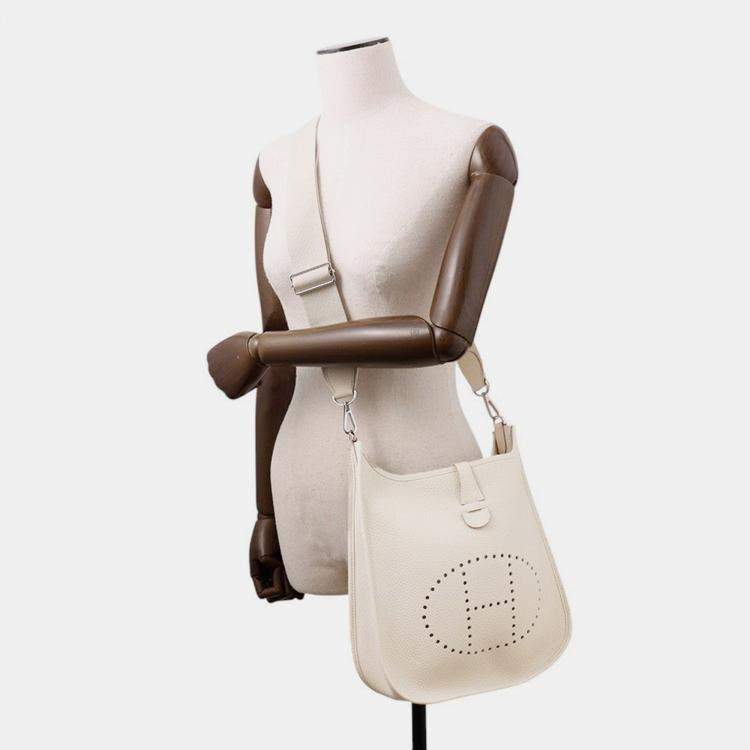 Pre Owned Hermes Evelyne 3 Beton Taurillon Clemence PM