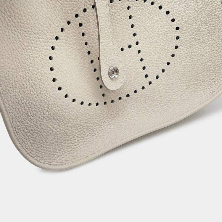 Pre Owned Hermes Evelyne 3 Beton Taurillon Clemence PM