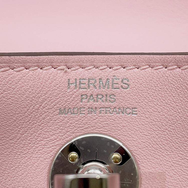 مملوكة مسبقًا Hermes Lindy Rose Sakura Swift Leather Size Mini
