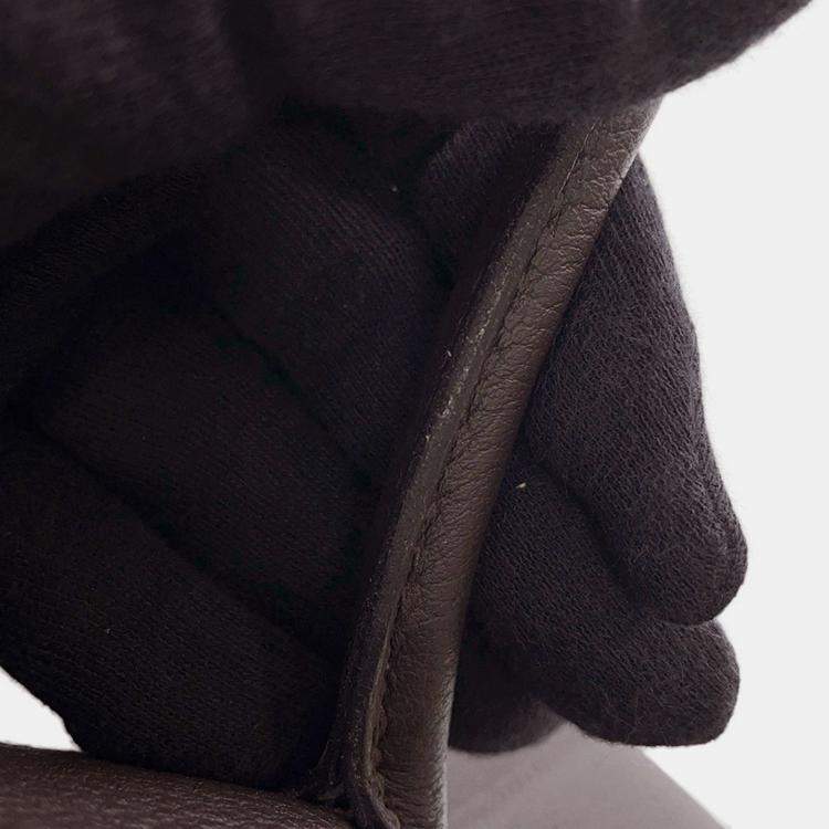 Pre Owned Hermes Garden Party Ebene Negonda Leather PM