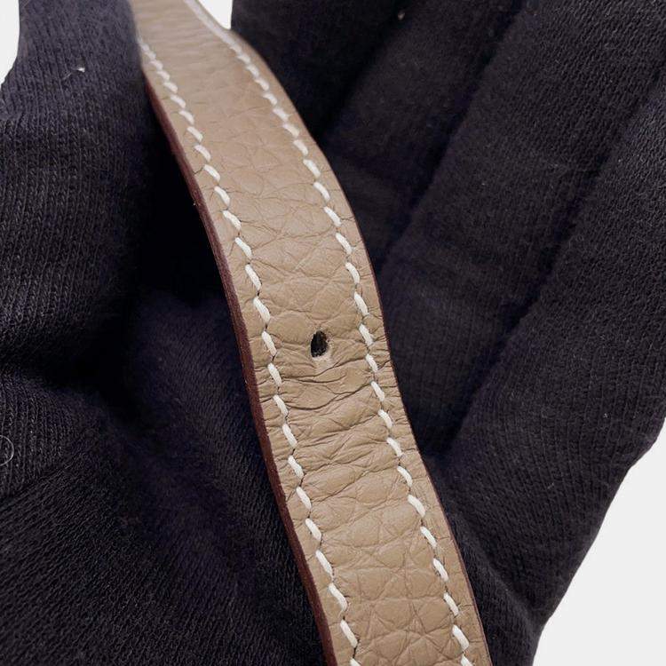 Pre Owned Hermes Halzan Etup Taurillon Clemence Size 25