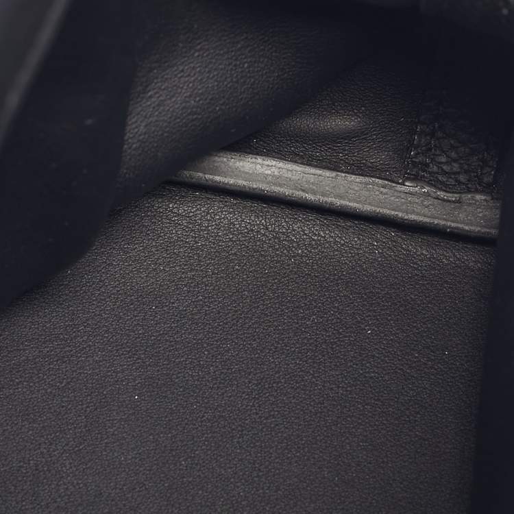 Pre Owned Hermès 24/24 29 Electrum Noir Matte Alligator and Togo Leather Bag