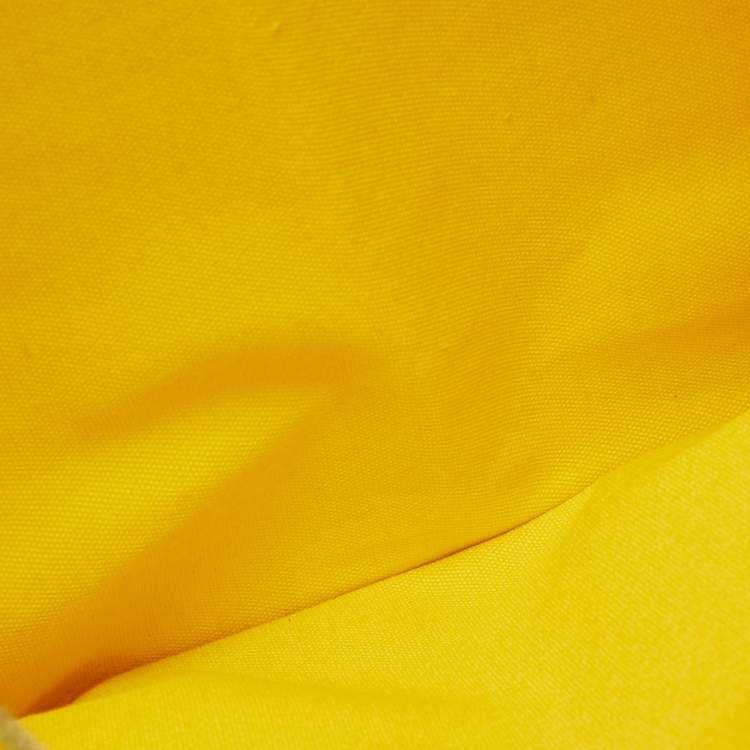 مملوكة مسبقًا Hermès Bora Bora GM Yellow Canvas Pouch