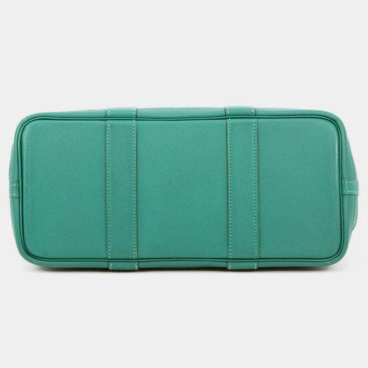 Pre Owned Hermes Garden Party Vert Jade Epsom Size Tpm
