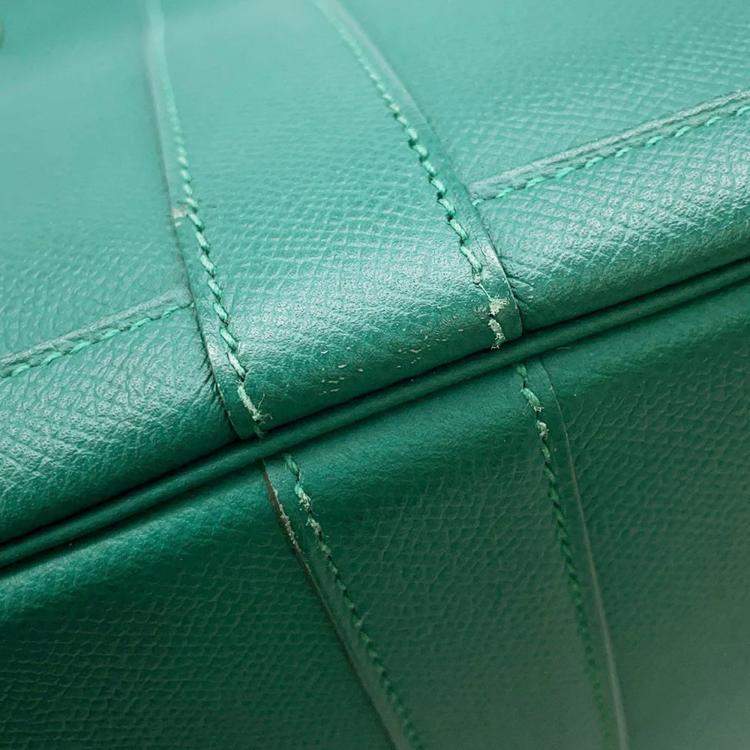 Pre Owned Hermes Garden Party Vert Jade Epsom Size Tpm