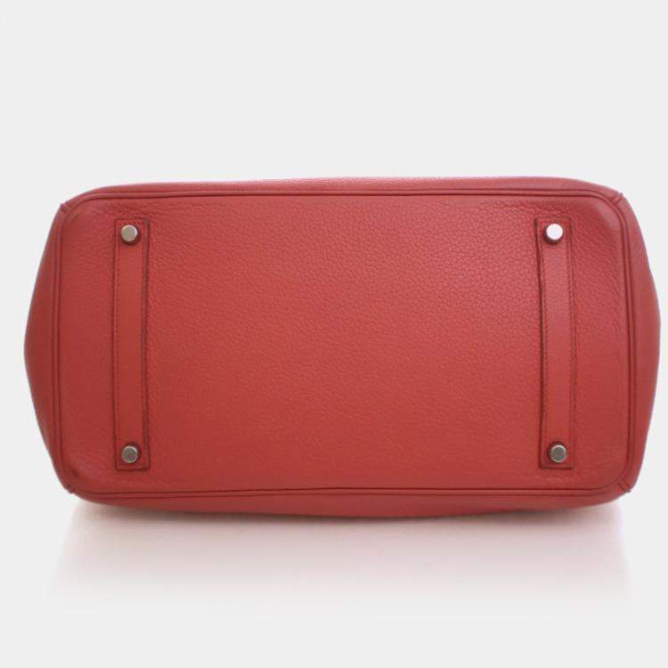 مملوكة مسبقًا Hermes Bougainvillea Clemence Birkin 35