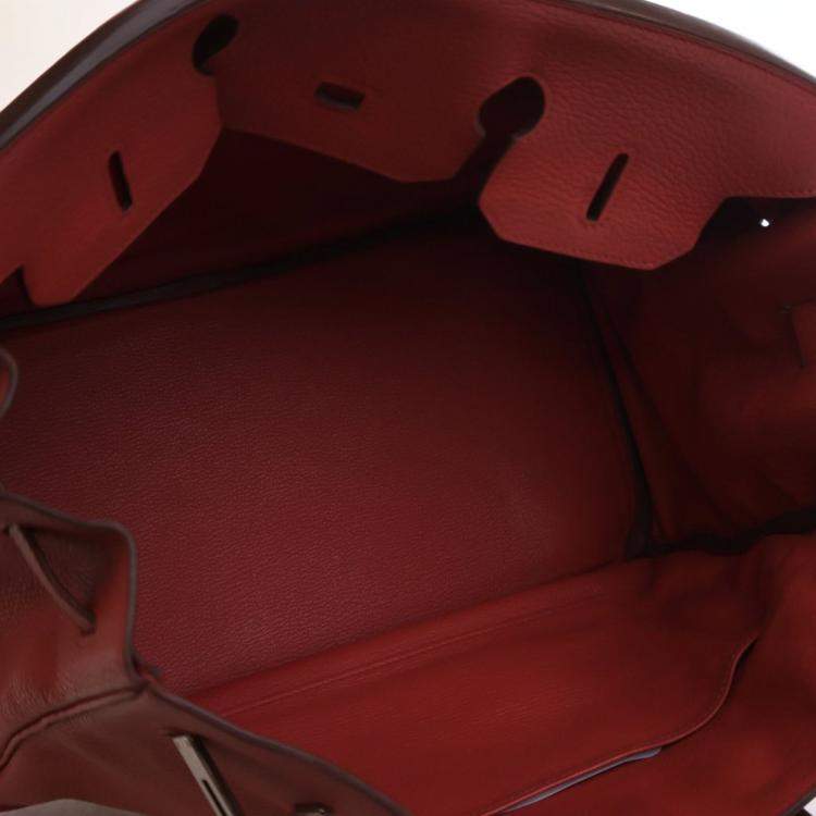 مملوكة مسبقًا Hermes Bougainvillea Clemence Birkin 35