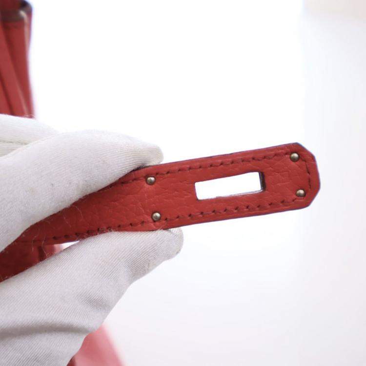 مملوكة مسبقًا Hermes Bougainvillea Clemence Birkin 35