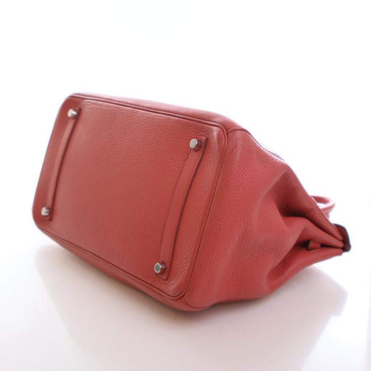 مملوكة مسبقًا Hermes Bougainvillea Clemence Birkin 35