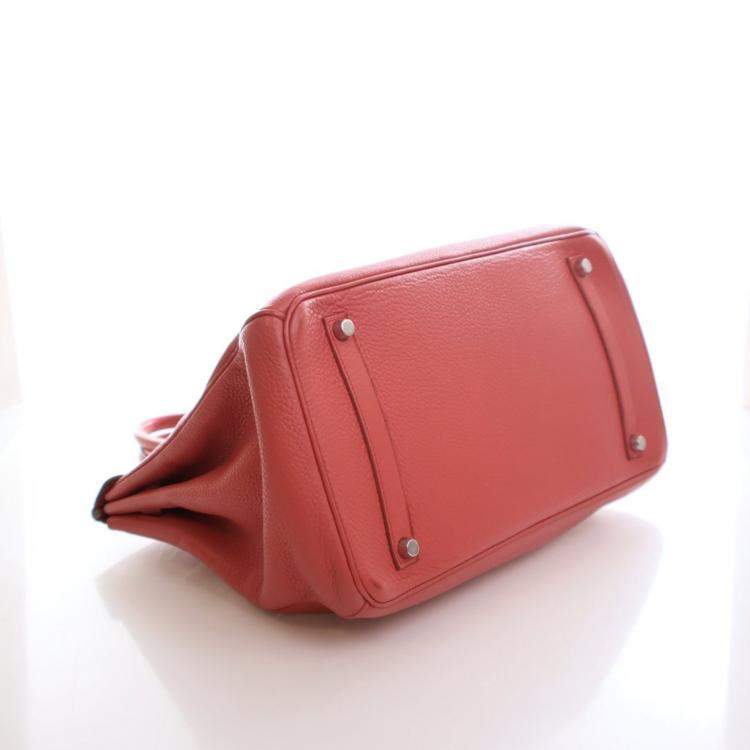 مملوكة مسبقًا Hermes Bougainvillea Clemence Birkin 35