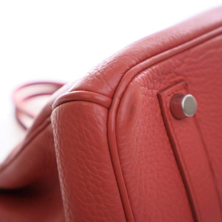 مملوكة مسبقًا Hermes Bougainvillea Clemence Birkin 35