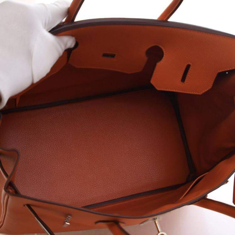 Pre Owned Hermes Feu Epsom Birkin 35