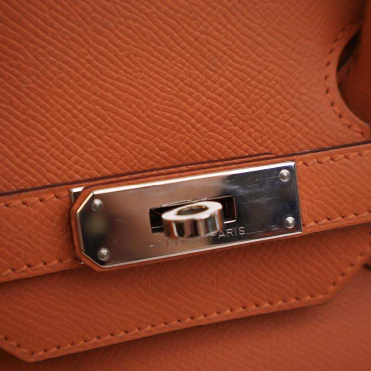 Pre Owned Hermes Feu Epsom Birkin 35