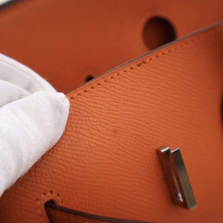 Pre Owned Hermes Feu Epsom Birkin 35