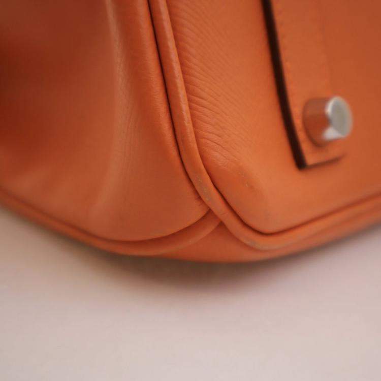 Pre Owned Hermes Feu Epsom Birkin 35