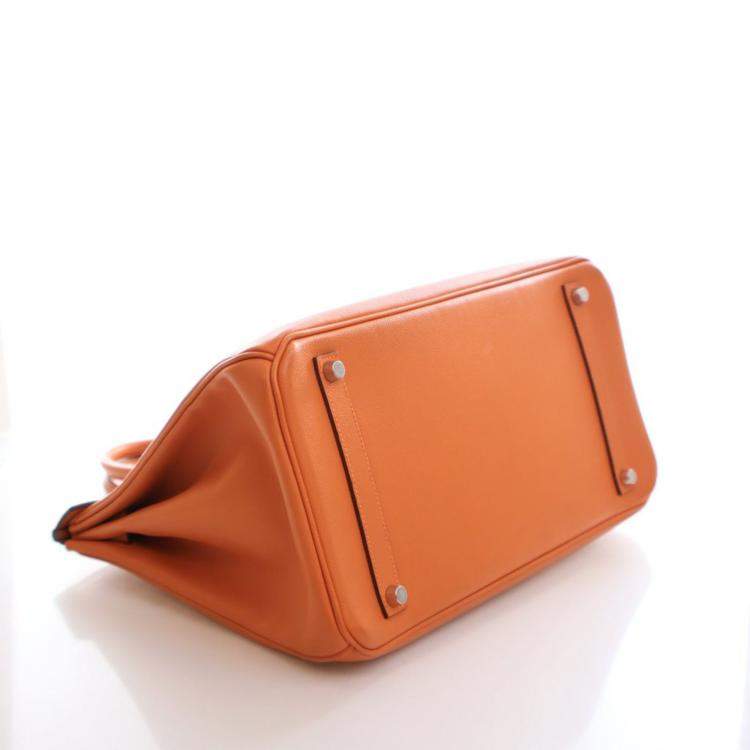 Pre Owned Hermes Feu Epsom Birkin 35