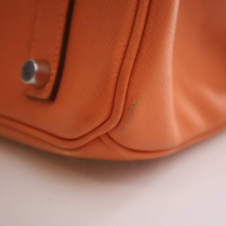 Pre Owned Hermes Feu Epsom Birkin 35