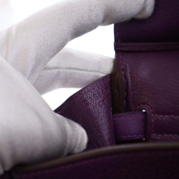 مملوكة مسبقًا Hermes Anemone Togo Birkin 25