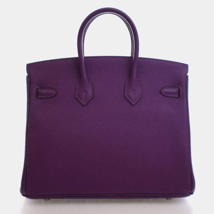 مملوكة مسبقًا Hermes Anemone Togo Birkin 25