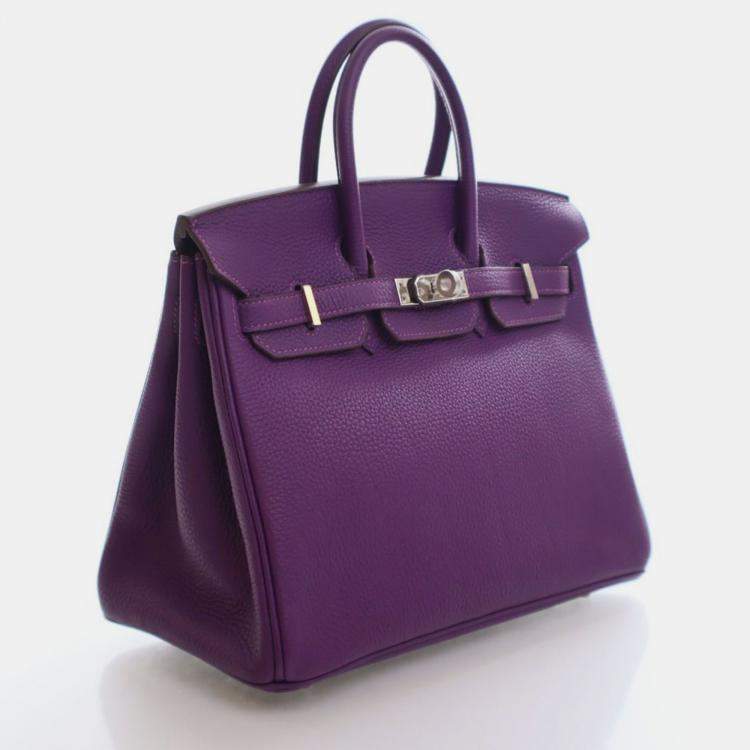 مملوكة مسبقًا Hermes Anemone Togo Birkin 25