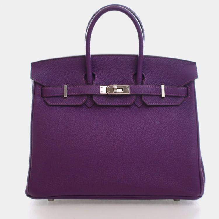 مملوكة مسبقًا Hermes Anemone Togo Birkin 25