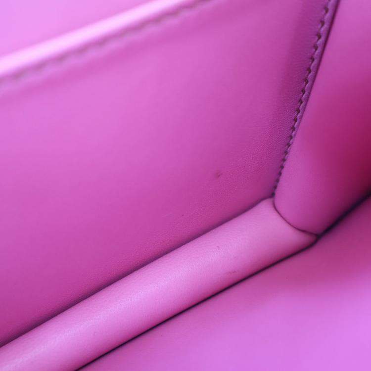 Pre Owned Hermes Bubblegum Epsom Mini Constance 18