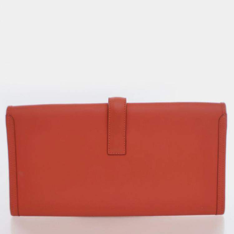 مملوكة مسبقًا حقيبة إليان جيغ هيرمس سويفت جلد جيرانيوم 29