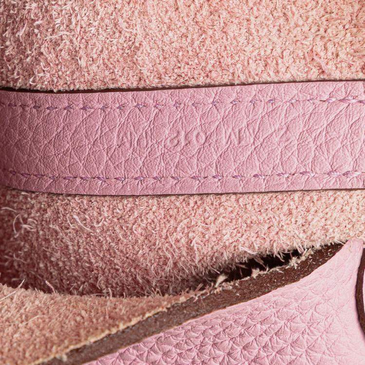 Pre Owned Hermes Picotin Lock 22 Pink Clemence Bag