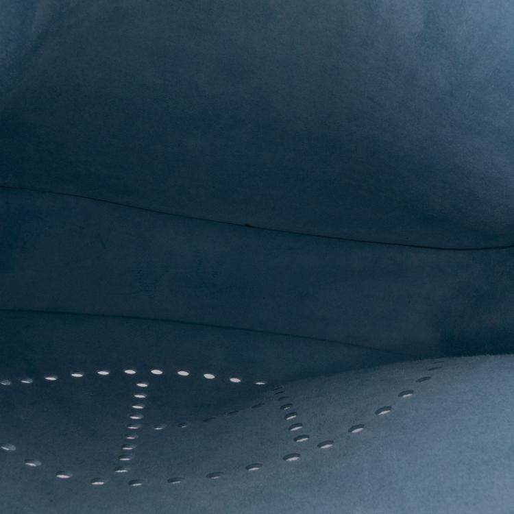 Pre Owned Hermes Blue du Nord Clemence Evelyne III 33