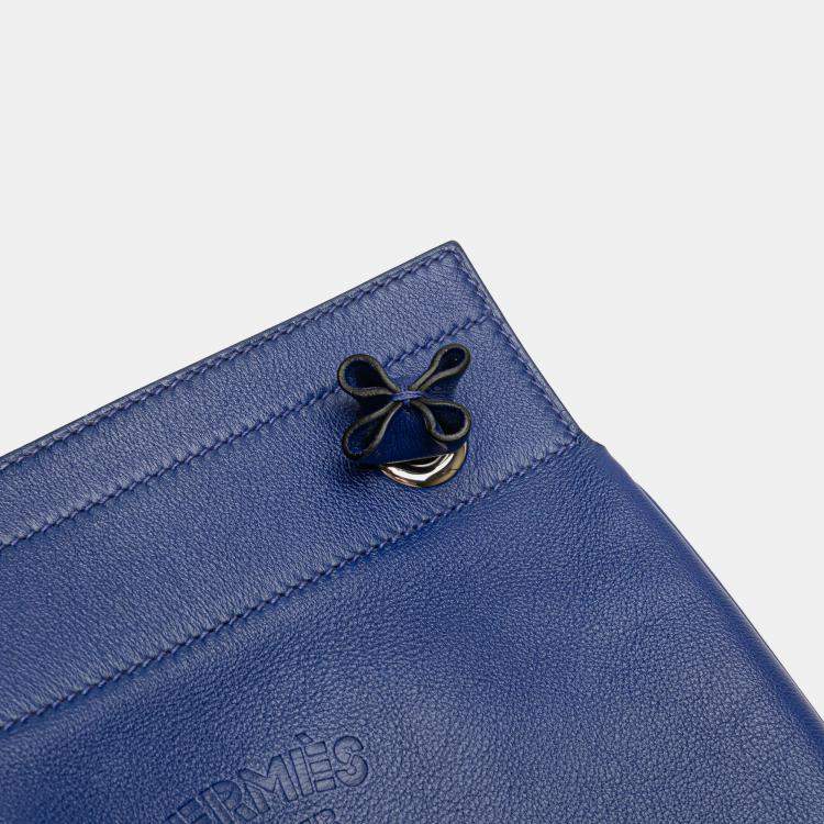 Pre Owned Hermes Blue Electrique Mini Swift Aline Bag