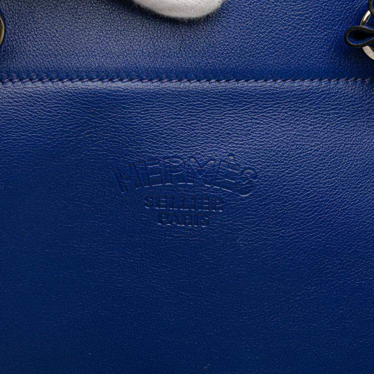 Pre Owned Hermes Blue Electrique Mini Swift Aline Bag