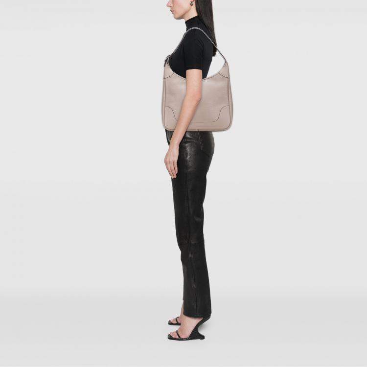 Pre Owned Hermes Trim II 38 Brown Clemence Bag