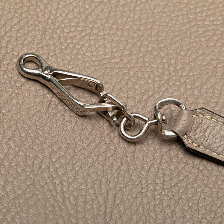 Pre Owned Hermes Trim II 38 Brown Clemence Bag