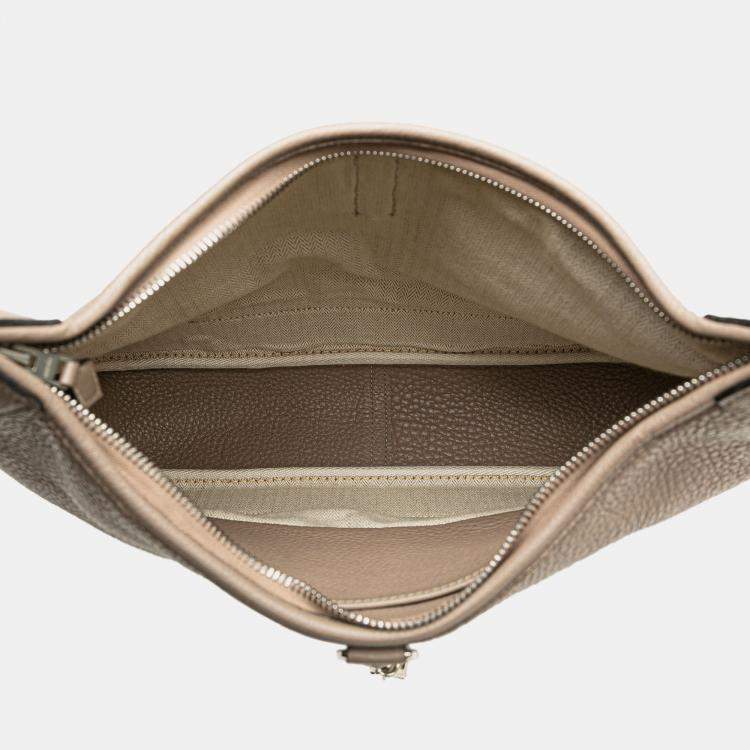 Pre Owned Hermes Trim II 38 Brown Clemence Bag