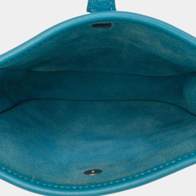 Pre Owned Hermes Blue Clemence Evelyne TPM